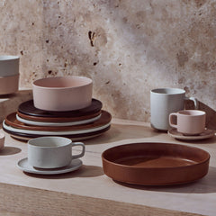 salt&pepper Claro Dinner Plates, Side Plates, Bowls, Salad Bowls, Mugs and Tea Cup and Saucer