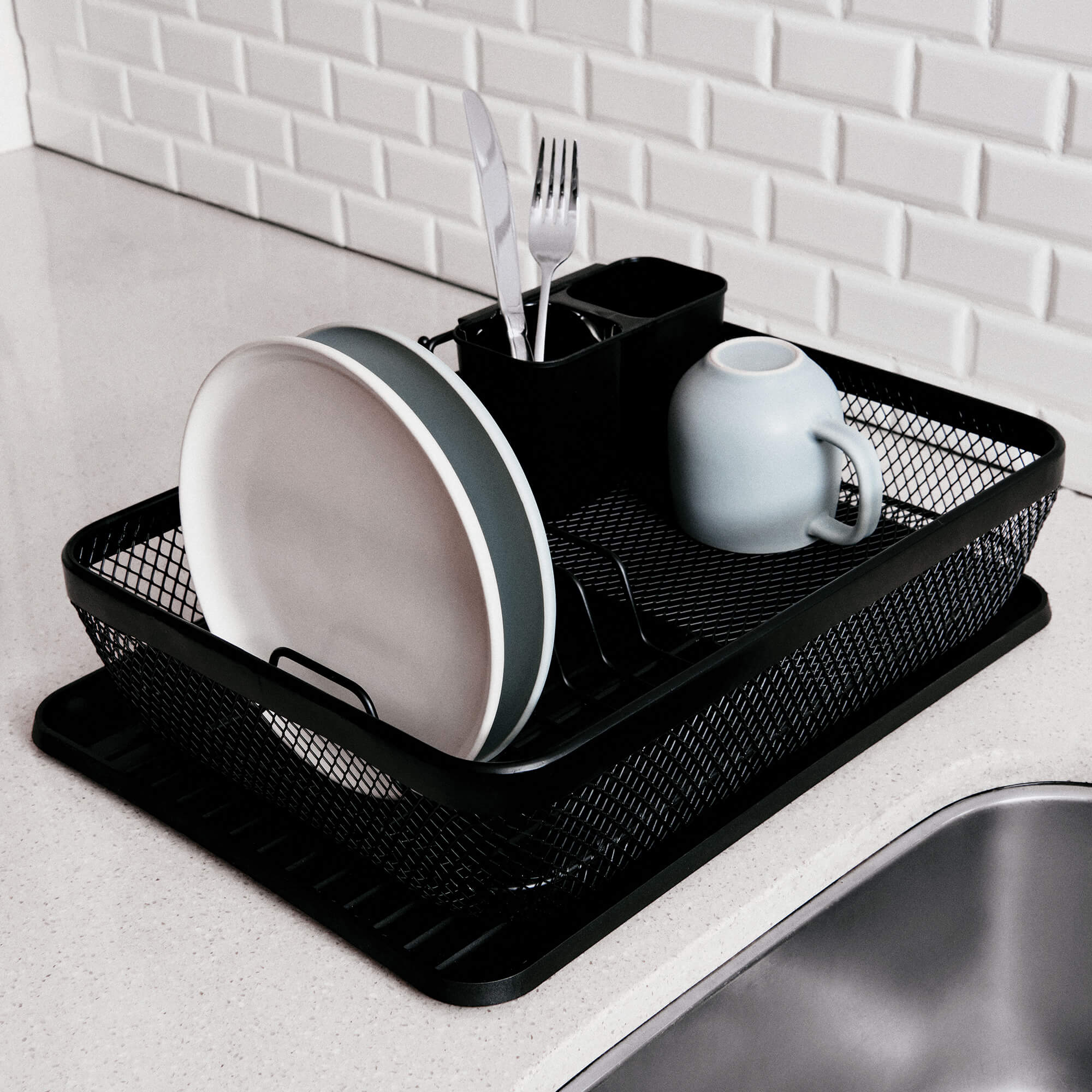 Ebony Dish Racks salt&pepper