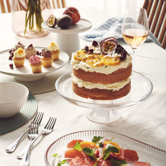 salt&pepper Arcata Cake Stands, Ogin Glass Footed Cake Plate and Glass Platter
