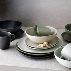 salt&pepper Maddow Dinner Plates, Side Plates, Bowls and Mugs