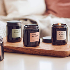 salt&pepper Mason Candles