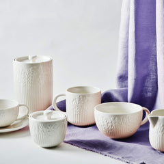 salt&pepper Prado Mugs, Tea Cup, Milk Jug and Sugar Bowl