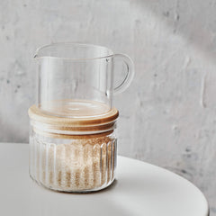 salt&pepper Brew Glass Milk Jug and Sugar Bowl Set