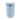A light blue coloured stainless steel GoSip travel coffee cup with a clear lid and blue clip shown on a plain white background.