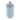 A light blue coloured stainless steel GoSip travel coffee cup with a clear lid and blue clip shown on a plain white background.