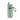 A two tone green and blue GoSip water bottle with a dark green carrying loop shown on a plain white background.