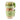 A two piece GoSip food container with green silicone lid and trim with an attached spoon shown on a plain white background. The container is full of oats, banana and nuts.
