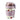 A two piece GoSip food container with light purple silicone lid and trim with an attached spoon shown on a plain white background. The container is full of yogurt, berries and muesli.