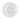 An aerial view of a clear glass serving bowl with a vertical ribbed texture on the sides, shown on a clean white background.