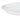 A close up of the edge of a round clear glass serving platter with a ribbed texture, shown on a clean white background.
