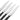 A closeup on the blades of four steak knives showing the serrated texture, arranged in a row on a plain white background.