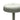A close up of the dome shaped shade of a pale green wireless table lamp showing the silver switch at top. Photographed against a plain white background.