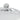 Closeup of a glass ball atop a clear dome, photographed on a clean white background.