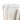 A close up of a clear acrylic drinking cup with an abstract vertical pattern in white, shown on a solid white background.