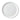 A round white stoneware plate with a textured radial ribbed pattern, shown from above on a clean white background.