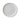 A round white stoneware plate with a textured radial ribbed pattern, shown from above on a clean white background.