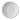 A white stoneware bowl with a radiating ribbed texture, shown from above on a clean white background.
