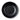 A black stoneware bowl with a radiating ribbed texture, shown from above on a clean white background.