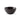 A dark brown stoneware bowl with a textured radial ribbed pattern, shown on a white background.