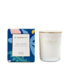 Wanderlust Candle with Lid 425g - Copacabana