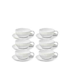 Hostess Teacup & Saucer 225ml - Set of 6