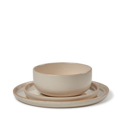 Hana 12 Piece Dinner Set - Oat