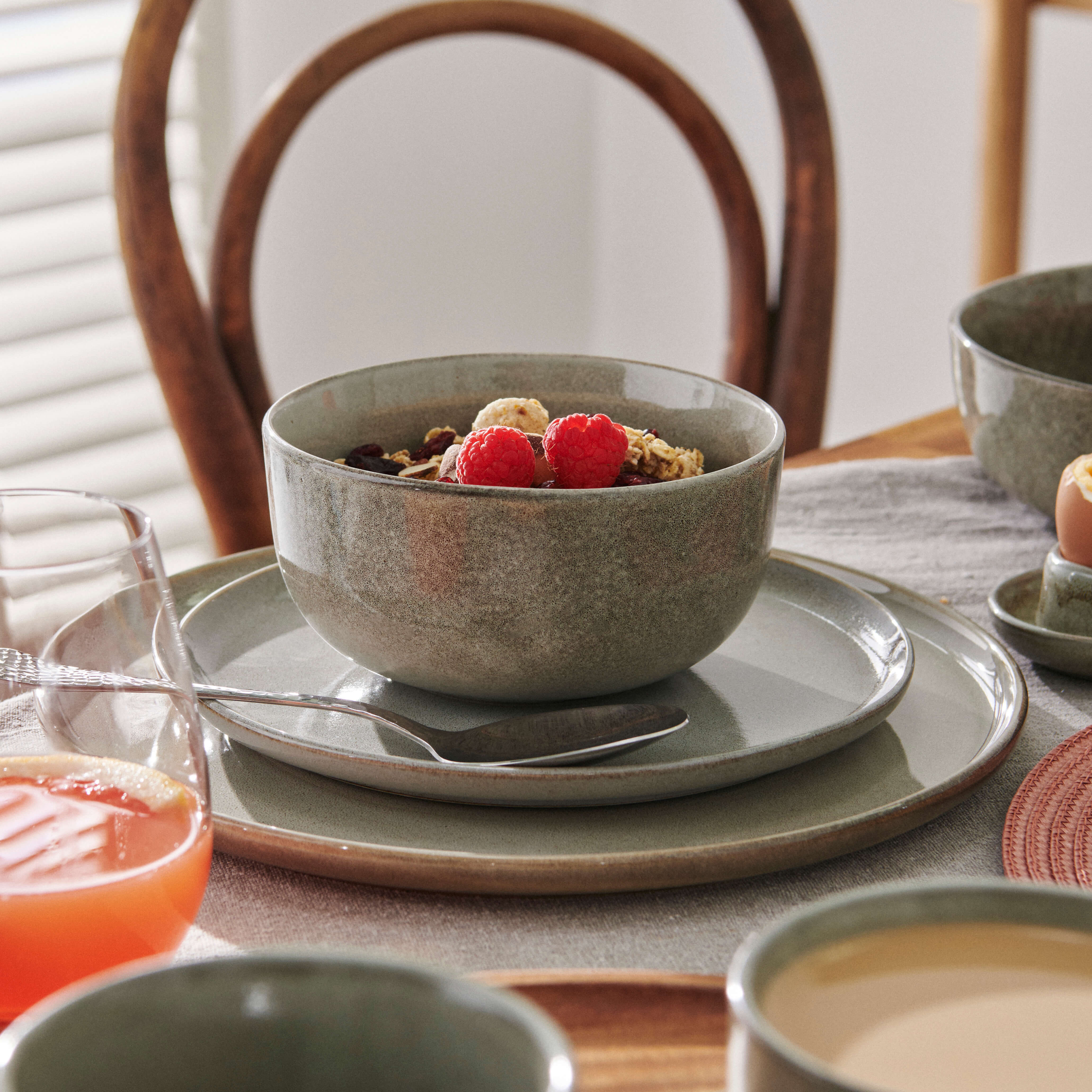 Moss Salt And Pepper Relic Dinner Set Mist Salt&pepper Relic